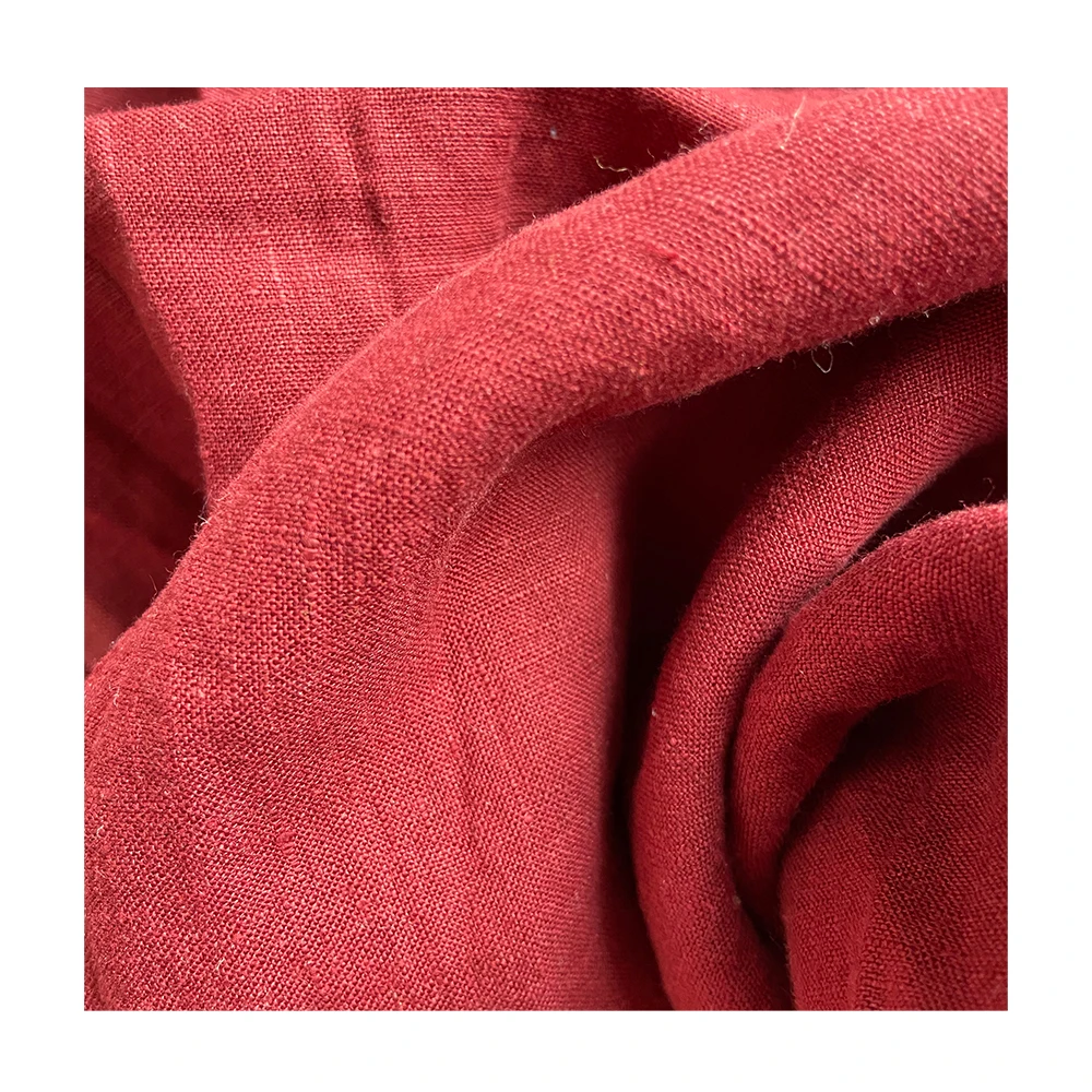  LZ french origin washed organic linen fabric pure for