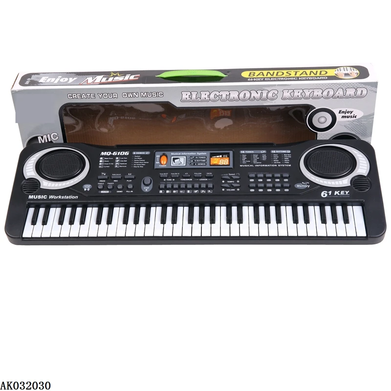 Hot Sale 61 Key Music Electronic Organ piano  Musical Instrument Gift Piano Electric Keyboard with Microphone