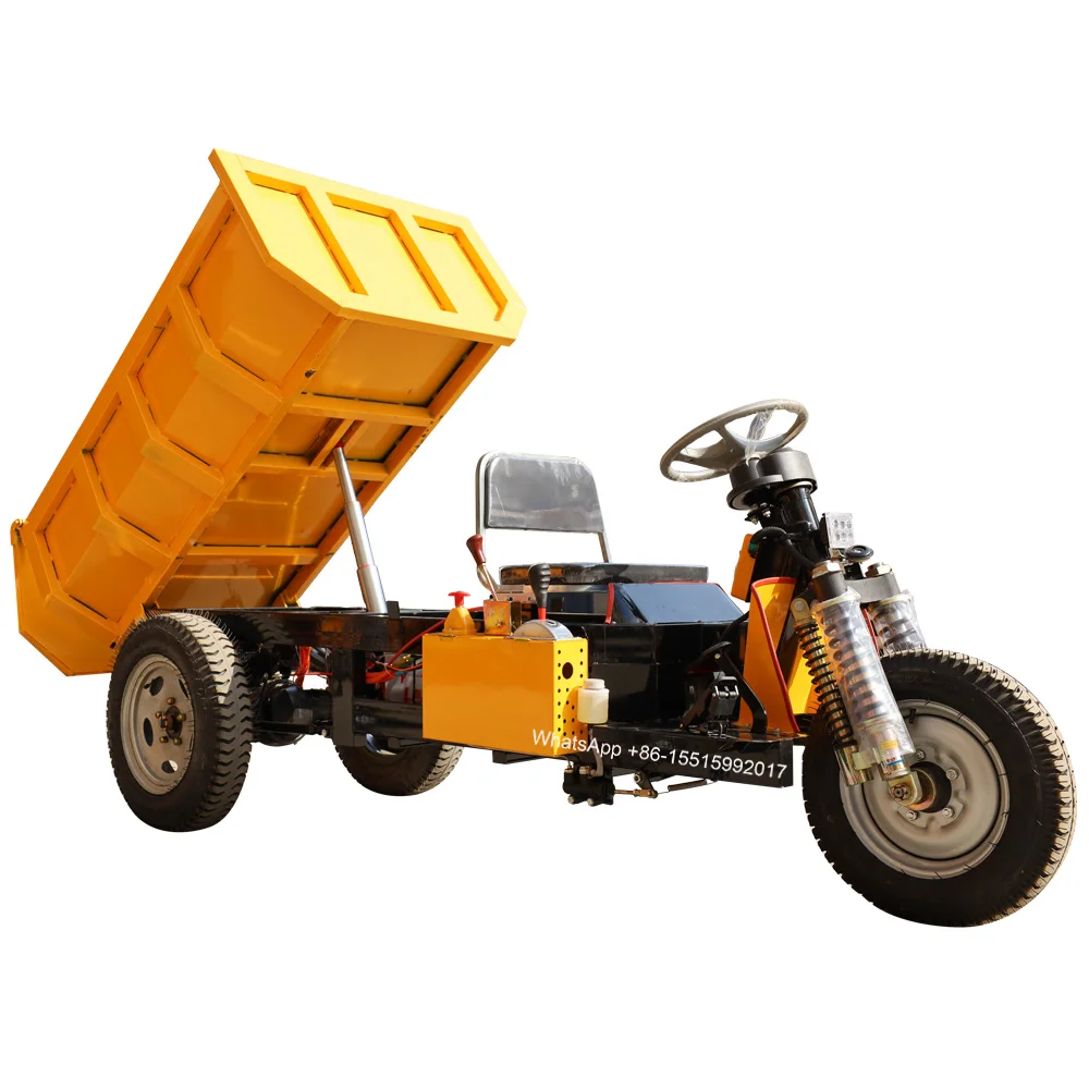 lianke 3 Wheel Dump Load Electric Tricycle/Electric Tractor Mini Dumper/Electric Dumper Tricycle For Cargo