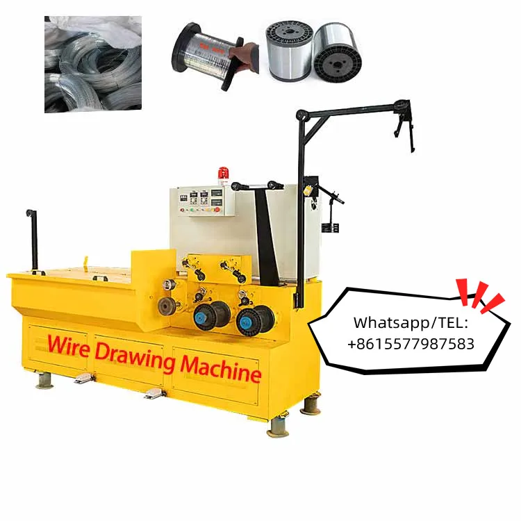 professional stainless steel wire wet type wire Drawing Machine for mesh scrubber  scourer machine from factory supply