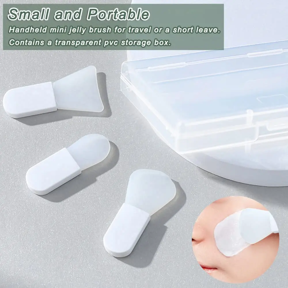 Face Mask Applicator Brush Mini Makeup Spatula Portable Beauty Tool Set for Facial Mud Eye Mask Body Lotion Soft Silicone brush
