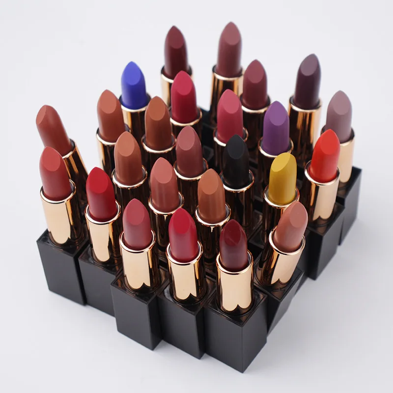 Customized makeup make your own Private Label Long Lasting Smooth Vegan Cosmetic Waterproof Matte Lipstick
