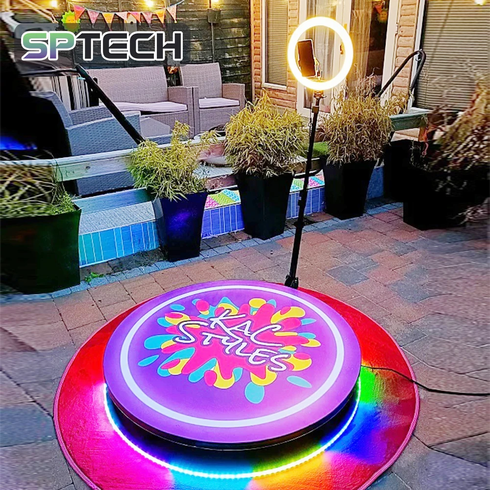 Dropshipping portable slow motion video camera photobooth selfie 360 photo booth automatic remote control anti shake machine