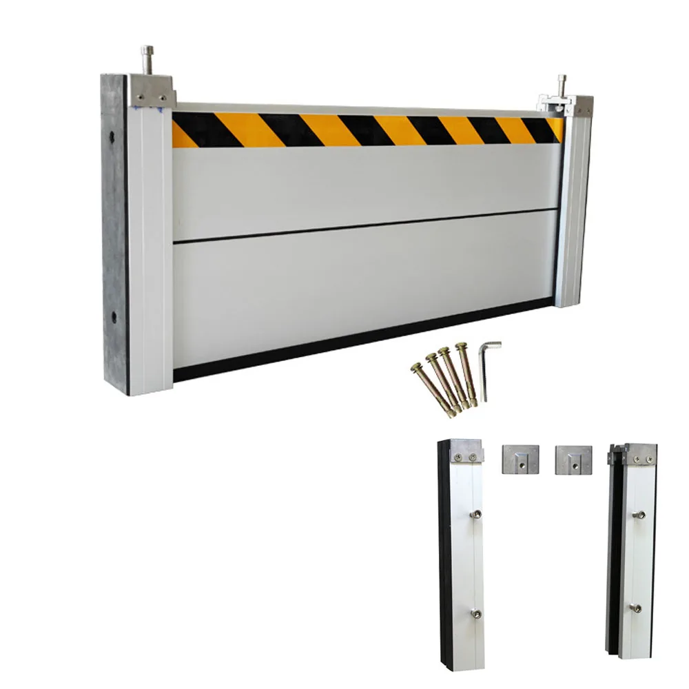 Custom Factory Direct Sales Aluminum Stop Flood Barriers Defensive Parking Garage Gate Door Easy Install flood barrier for door