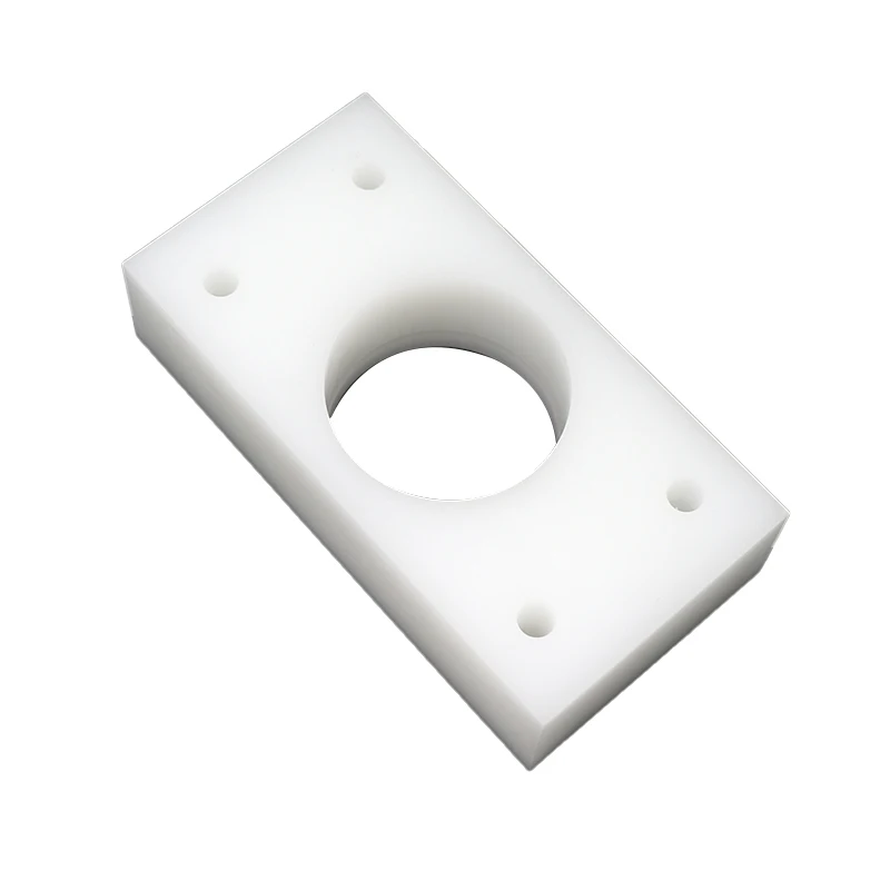 Professional Customized Cnc Turning Parts PTFE Support Block PTFE CNC Parts