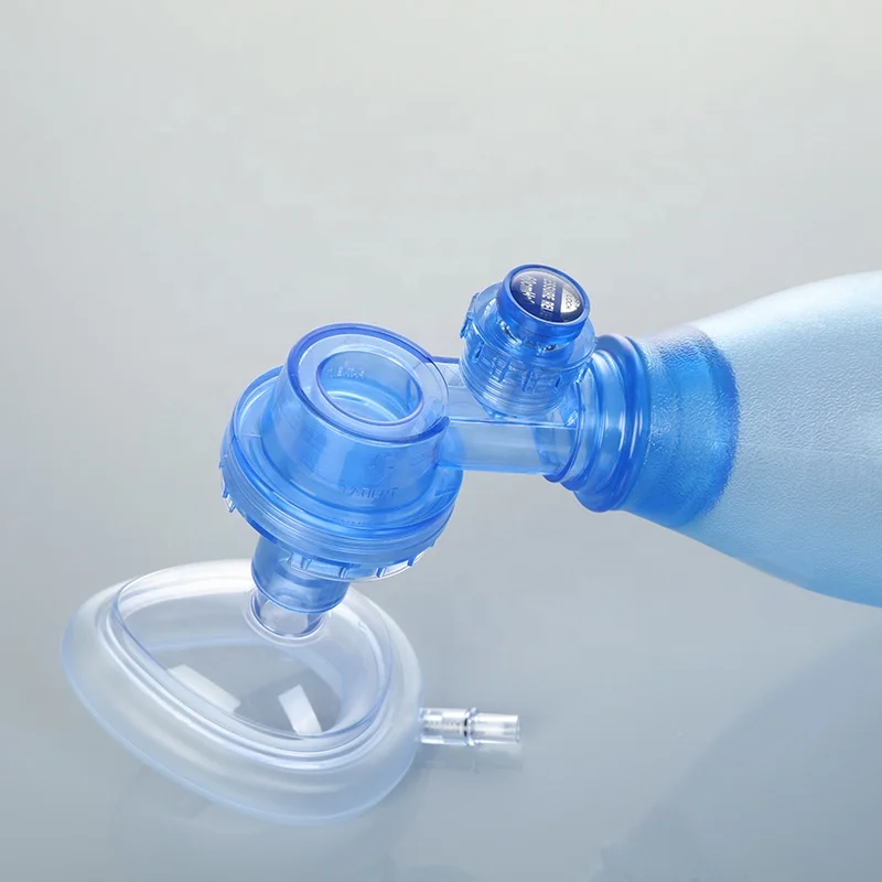 Canack brand Medical disposable portable pvc manual ambu bag resuscitator for adult infant use pediatirc