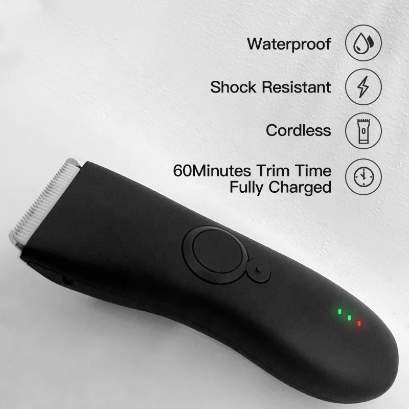 
Amazon hot sell Professional Rechargeable Clipper Waterproof ,Body Shaver men 