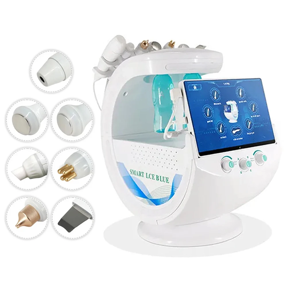professional dermabrasion machine small 7 in 1 hydra facial smart ice blue machine
