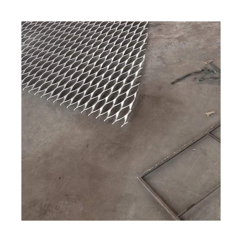 Building material Framed Aluminum Expanded Mesh facade Cladding with frame