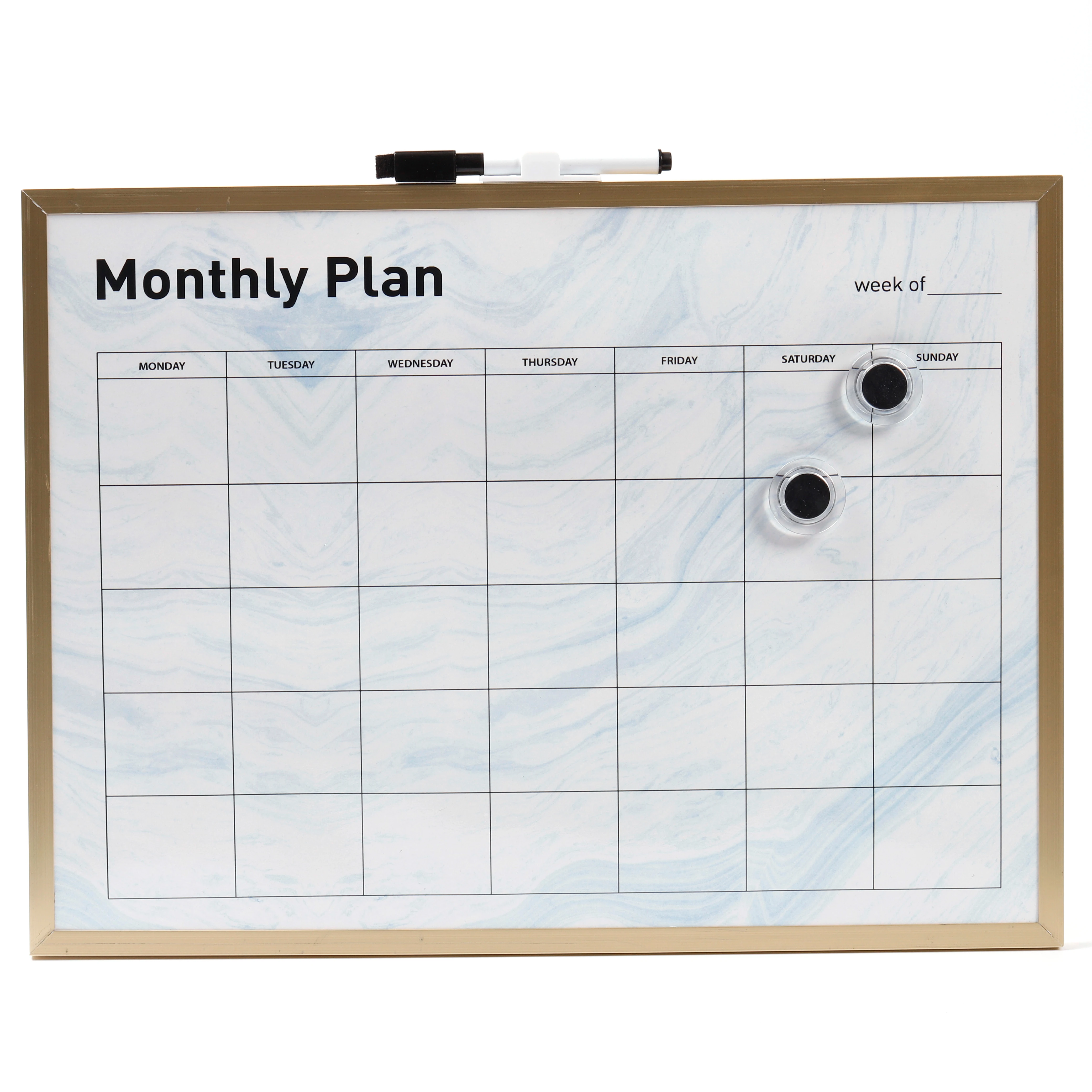 Customized  printing magnetic dry erase wall monthly plan calendar board sheet