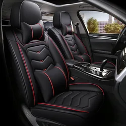 Автокресла крышка из искусственной кожи 5d Универсальный совместима с автомобильным сидением подушки 13 шт. Автокресло охватывает полный