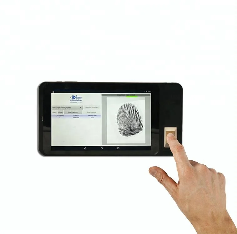 
2020 New Portable Android GPS RFID Touch Screen Fingerprint BiometricTablet for Time Attendance(HF-FP07) 