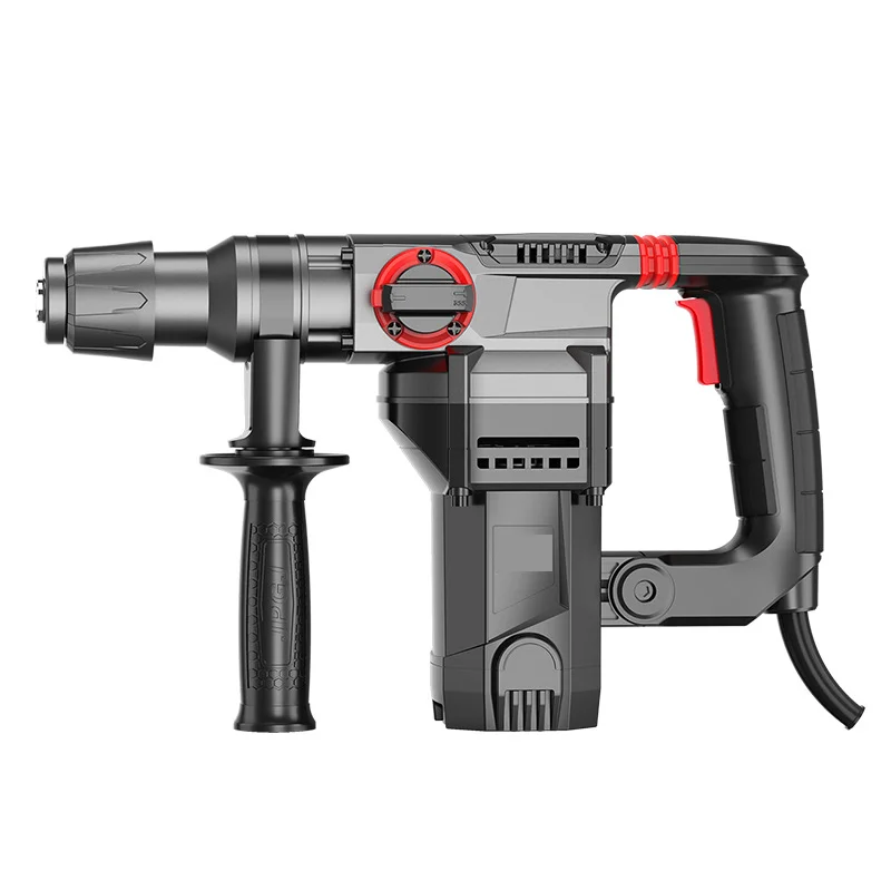 18V Cordless Rotary Hammer Drill Power Tool Set Super Drill Hammer Concrete DIY Industrial Use High-Impact 220V 1500W Input