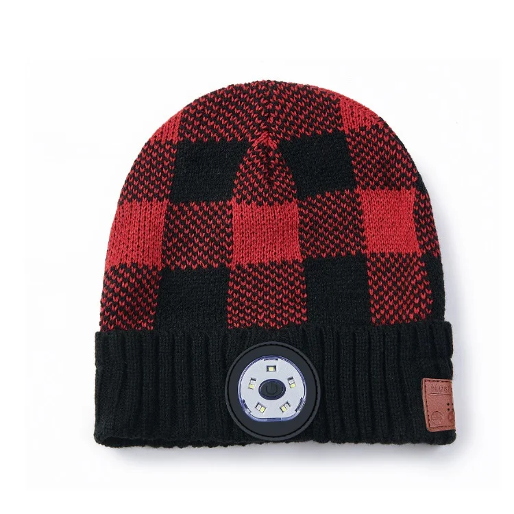 New fashion product bt beanie hat custom beanie hat headlight Gifts Christmas Birthday Thanksgiving Day
