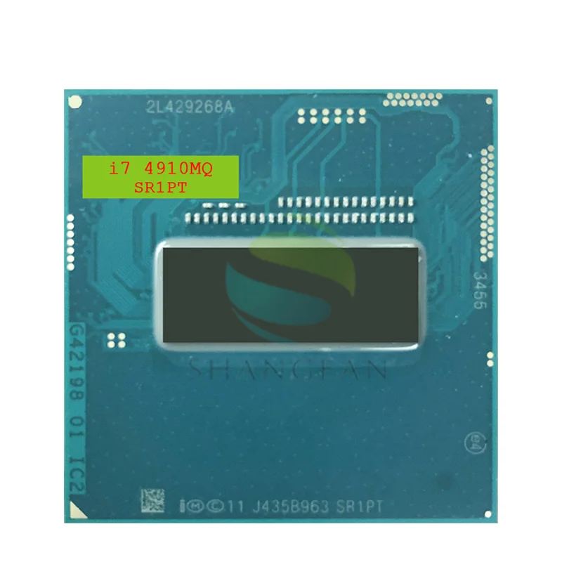 For Intel Core i7-4910MQ i7 4910MQ SR1PT 2.9 GHz Quad-Core Eight-Thread CPU Processor 8M 47W Socket G3 / rPGA946B