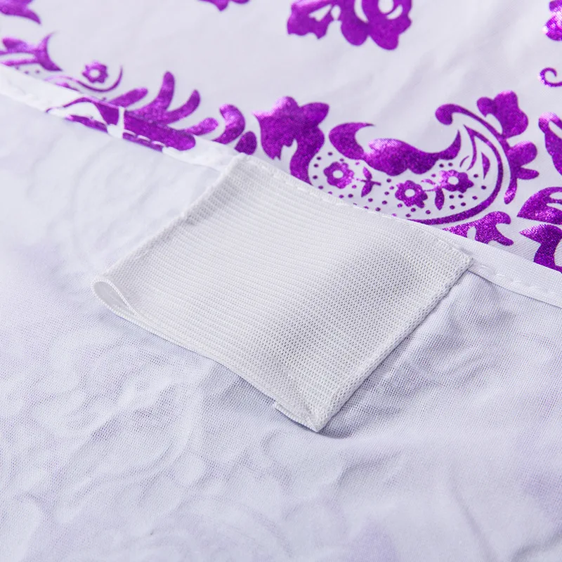 foil Wedding Chair Covers Spandex Stretch Slipcover for Restaurant Banquet Hotel Dining Party Universal Chair Cover