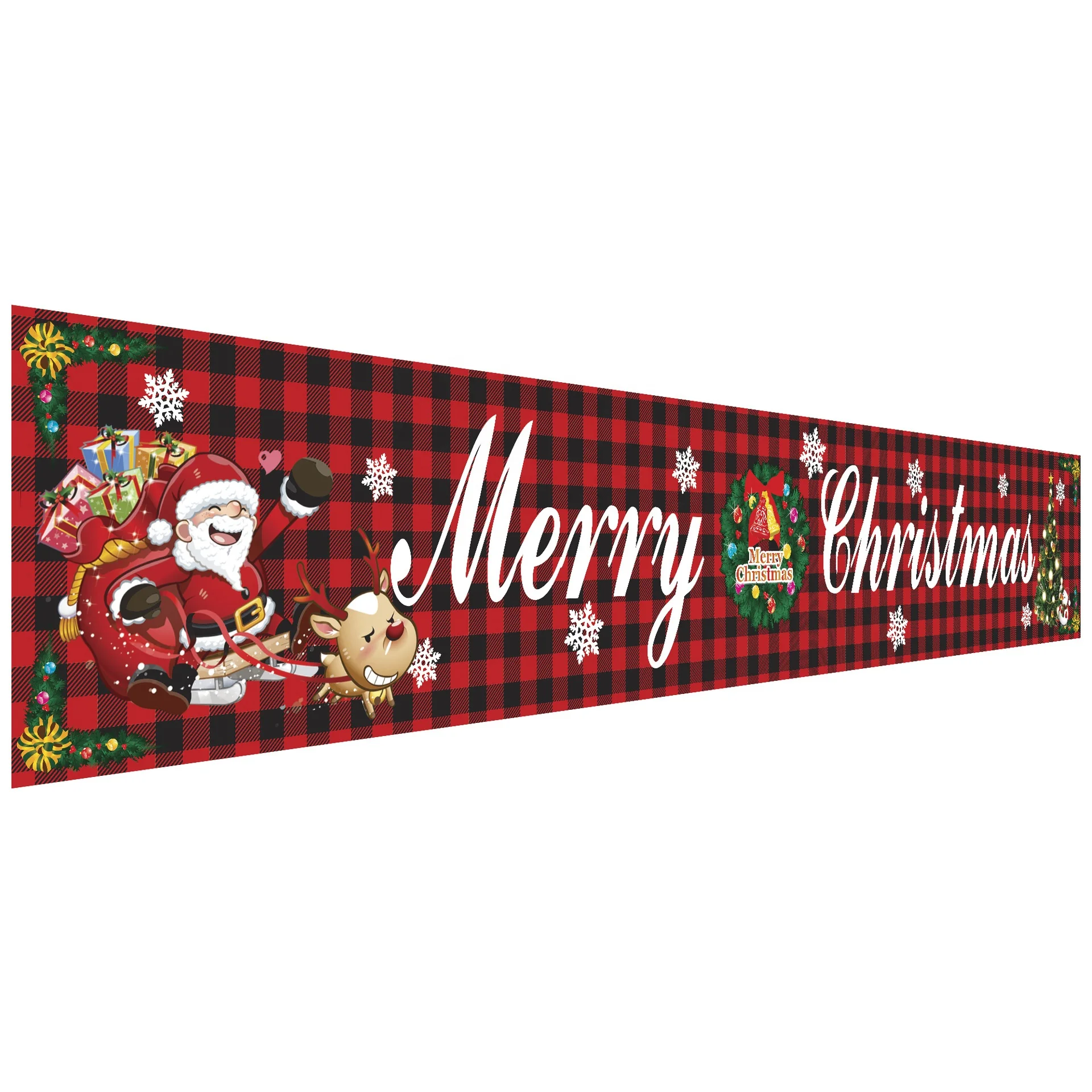 Custom Couplet for Holiday Easter Halloween 2023 Christmas couple Outdoor Decoration Supplier Door Banner, Custom Design Banner