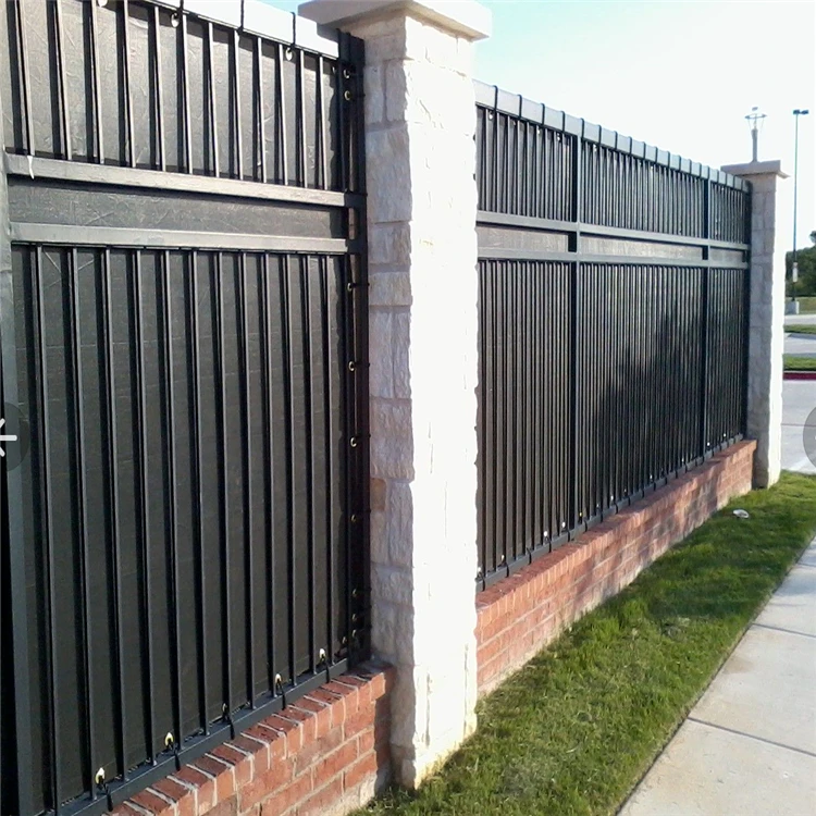 Factory Direct Sales Customized Shape Metal Aluminum Pool Privacy Privacy Fence Panel For House
