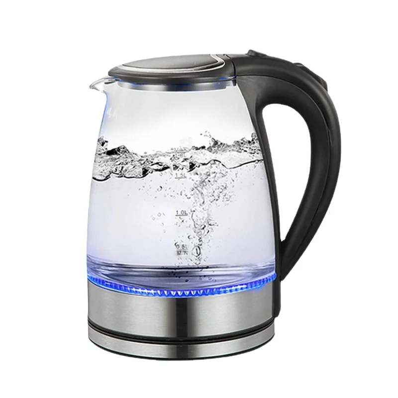 1500W hot selling glass pot body 1.8L large capacity guest room hotel home hot water pot