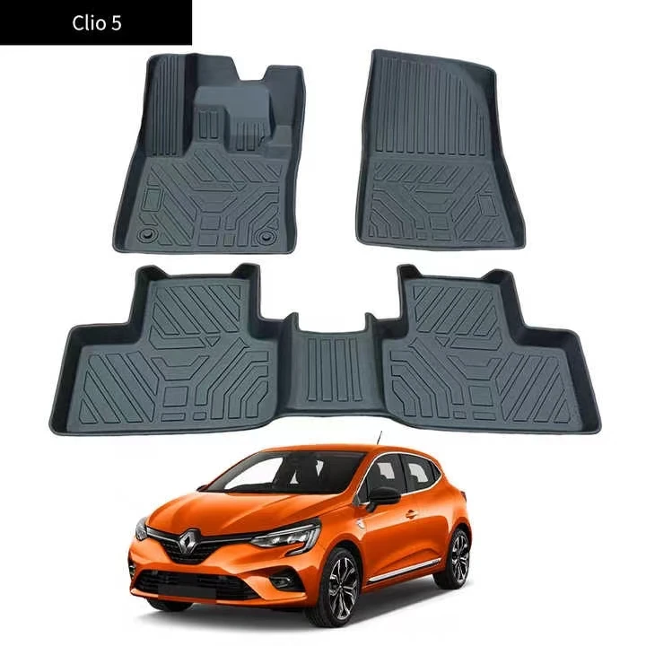 high quality TPE 3D car mats floor foot mat carpet, interior accessories for RENAULT DUSTER KWID CLIO SANDERO LOGAN