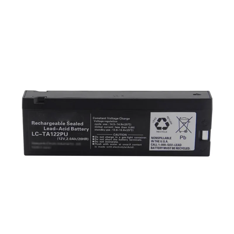 Best price apply Compatible With Mindray PM9000 ecg machine 12V rechargeable Lead-acid medical battery