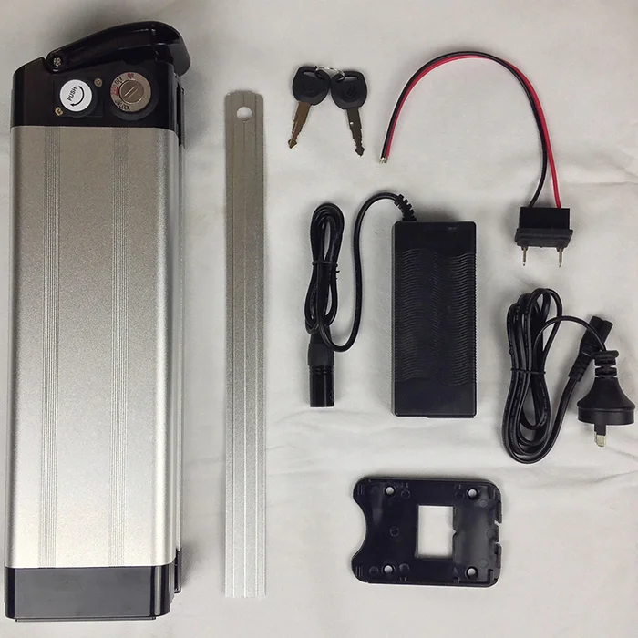  Е-байка 36В серебряные рыбы 15ah литиевая батарея для велосипеда электрический велосипед с замочком батареи электрических 36v