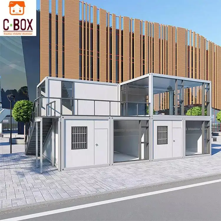 Prefab Mobile Container Storage House Modular Economical Flat Pack Container House/Office