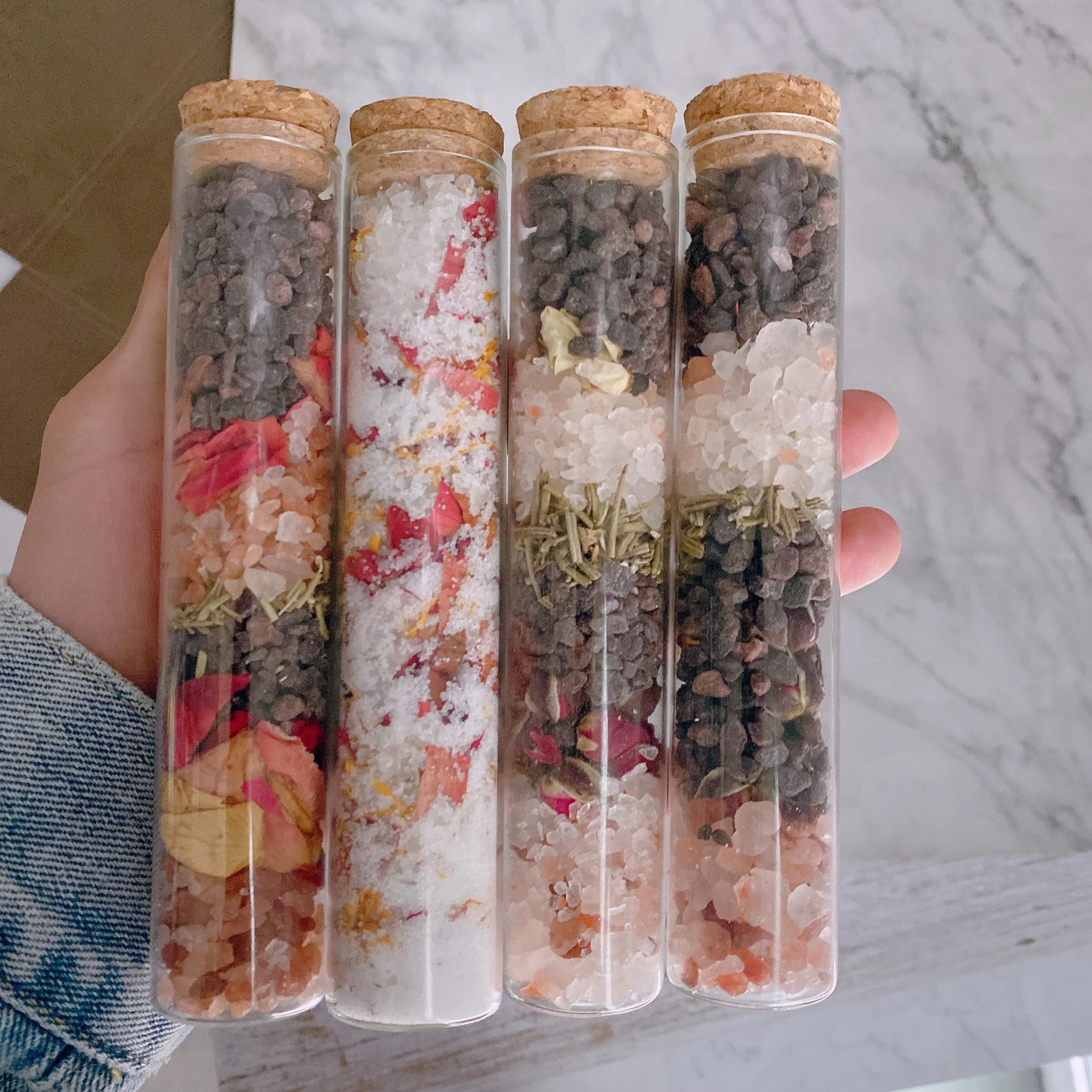 Собственная торговая марка, логотип клиента, соль для замачивания, травяные соли для ванны, товары для ванны