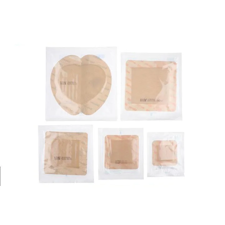 UNIMASTER Sacral Silicone Foam Dressing with Border for Sacrum Ulcer Pressure Ulcer High Absorbency Bedsore Wound Bandage