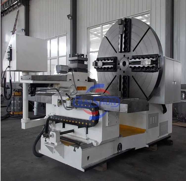 Горячая распродажа, профессиональный большой напольный фланцевый токарный станок с ЧПУ для поворота кольцевой части