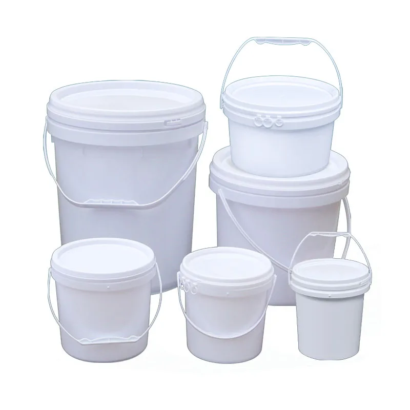 Paint Bucket Drum Water Glue Bucket Leadloong-food Grade Plastic with Lid Sealed Bucket 5L10L20L Storage CN;GUA Customized Color