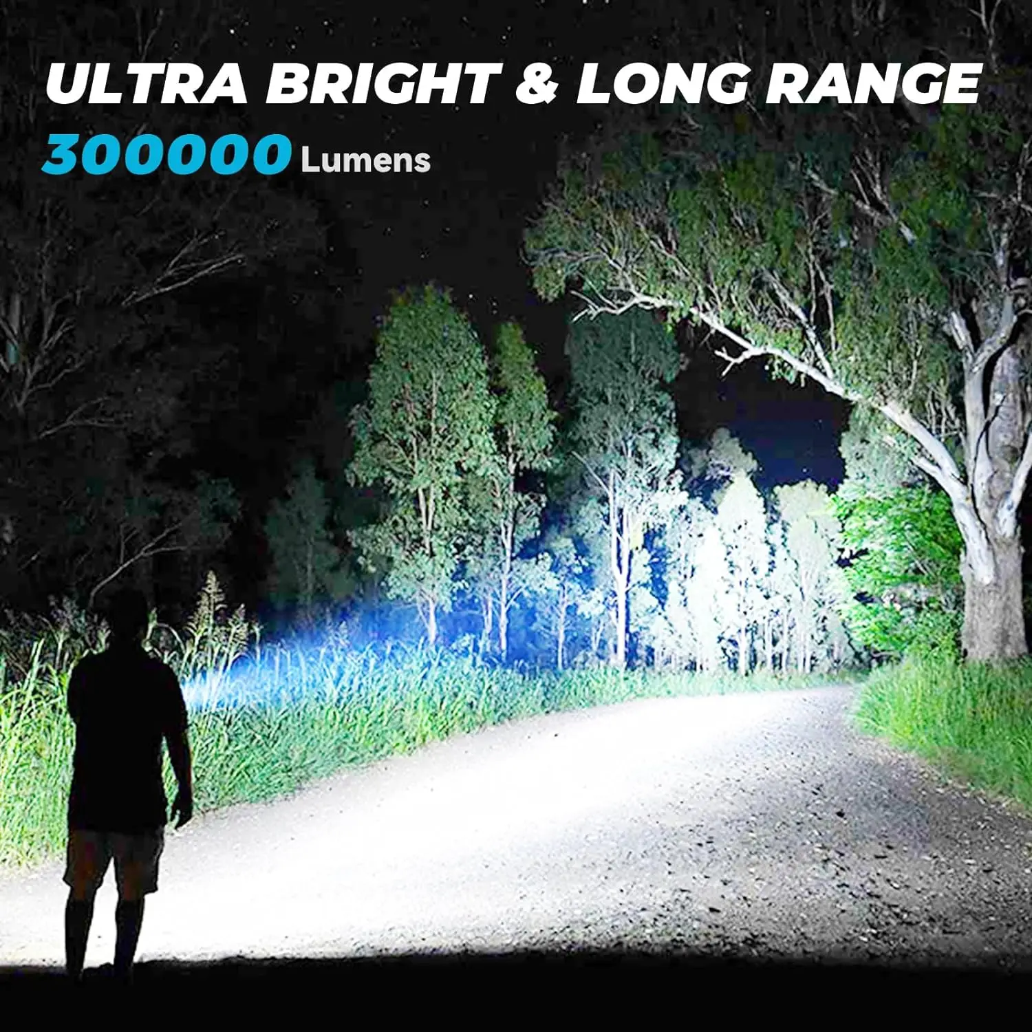 Новый продукт Китай 90000 LumenIP66 4000 люмен фонарик перезаряжаемый 30000
