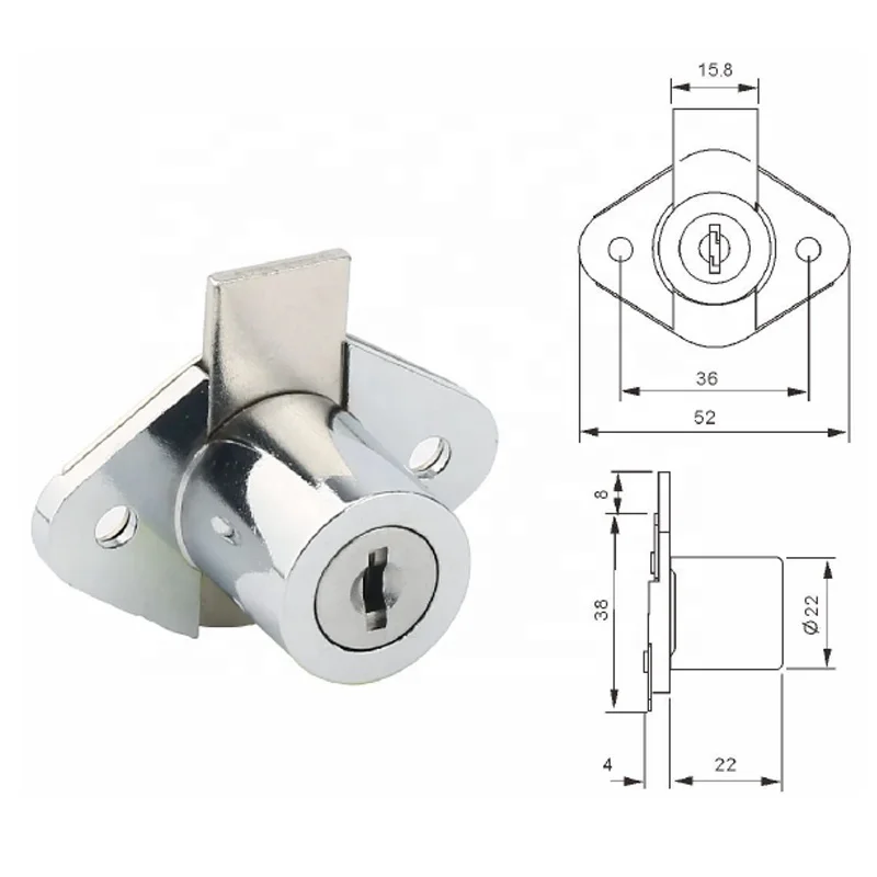 106 Cupboard Lock File Cabinet Lock Furniture Hardware Lock