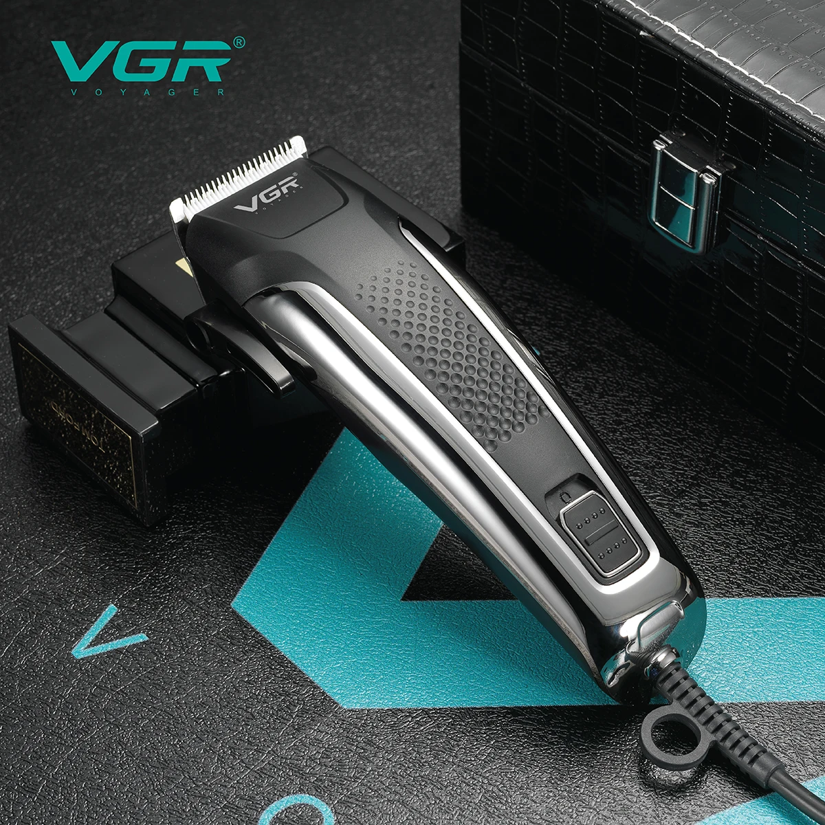 VGR V-120 AC Motor Hair Cutting Machine Adjustable Powerful Hair Trimmer  Professional Electric Hair Clipper for Men