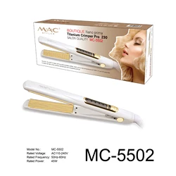 Hot Sell Corn Splint Multi-function Curling And Straightening Professional Flat Iron Hair Straightener