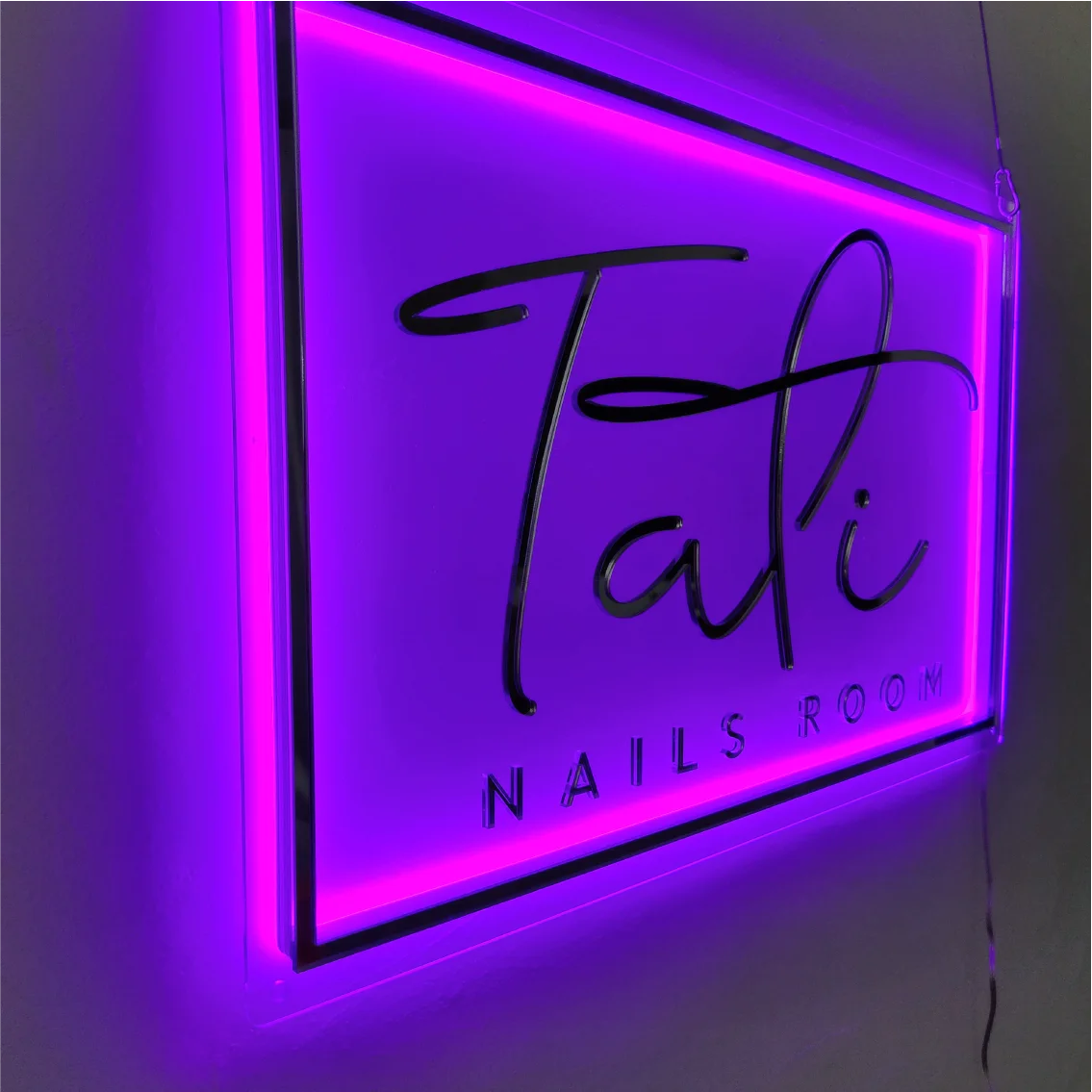 Koncept Drop Shipping 18inch LED Beauty Backlit Sign custom light sign Custom Neon Advertising LED Neon Sign