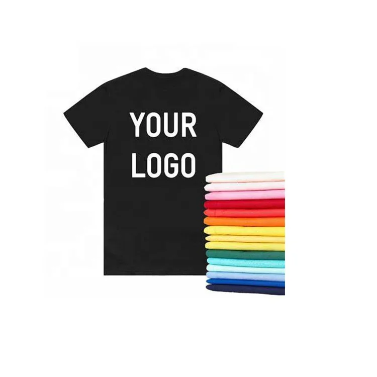 
Wholesale T-shirts custom letter printing 100% cotton blank plain men shirt cotton 