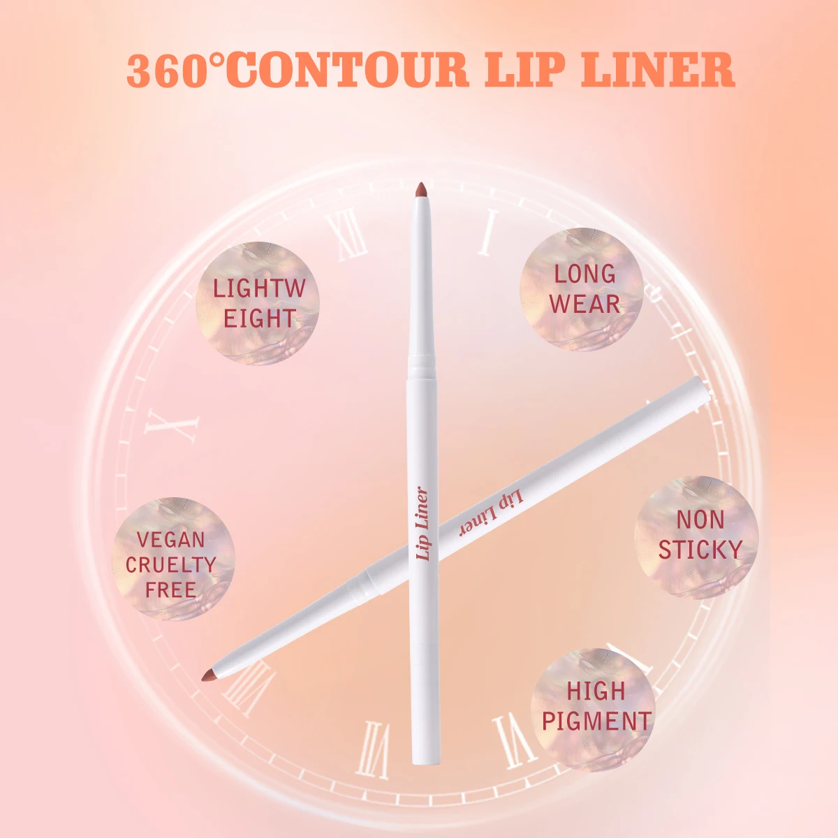 Wholesale Private Label Lip Liner Pencils No Transfer Matte Waterproof Plumping Long-lasting Stay Lipliner