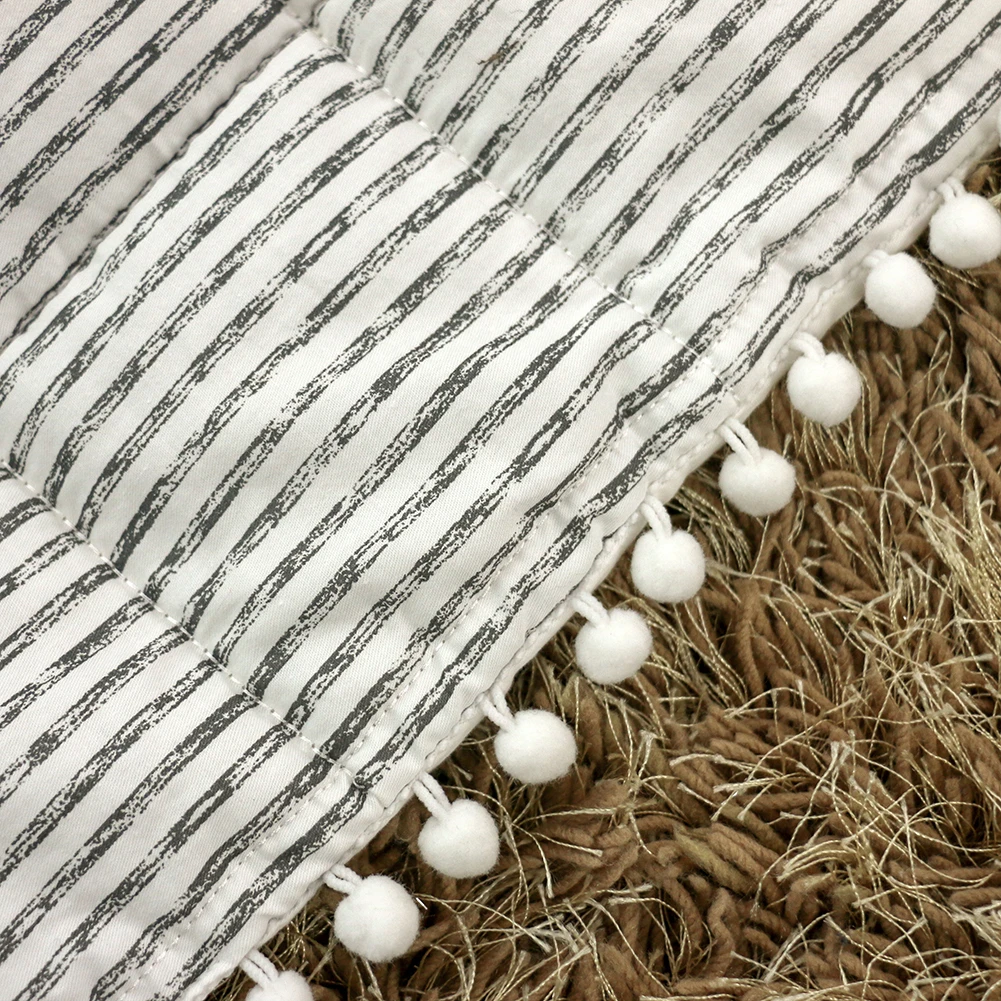 
Handmade 100% Cotton Patchwork Weighted Baby Quilt Blanket 