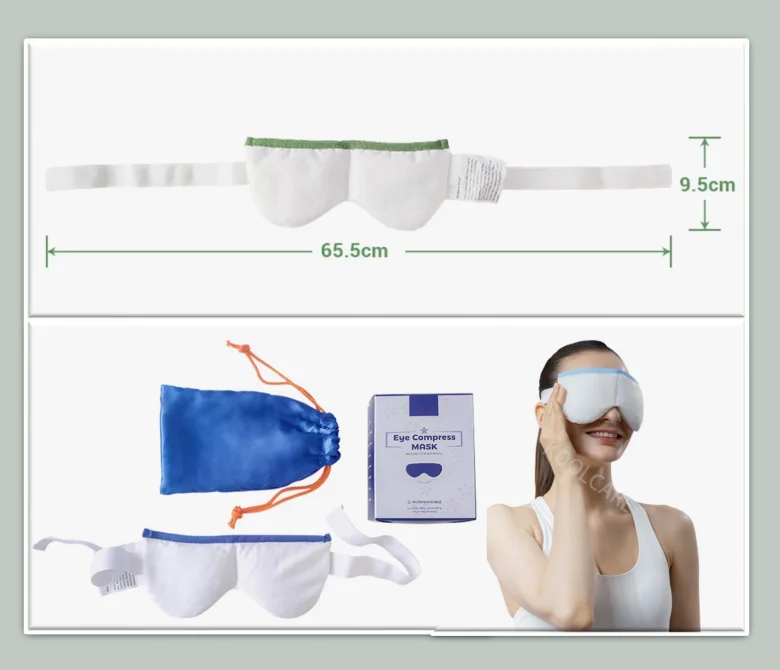 Compress Cold hot dry eye mask Moist Heat Eye Mask