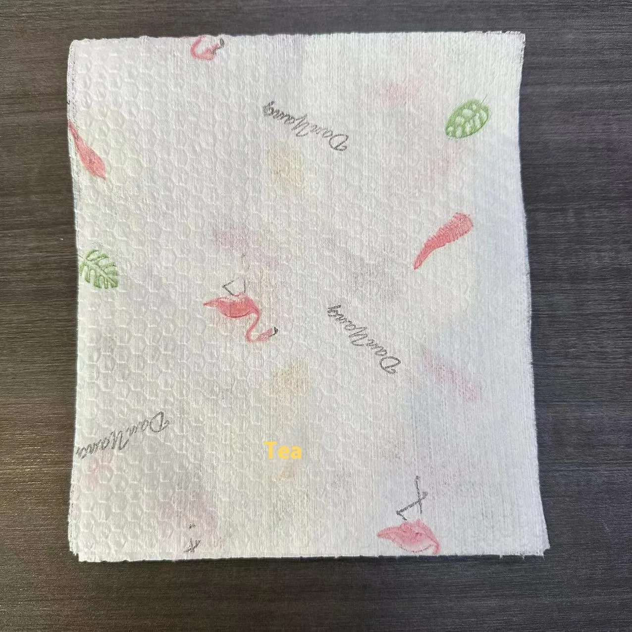 Special Kitchen Cleaning Cloth Disposable Paper Towel Wet/Dry Dishwashing Scouring Pad Thickened Lazy Rag Silk Screen Printing