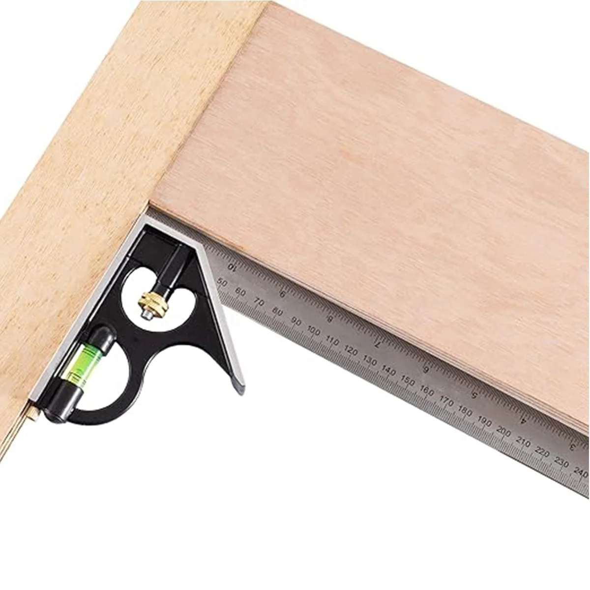 Adjustable Sliding  Multifunctional Woodworking Angle Square Measuring Tools Set Combination Square With Centre Finder