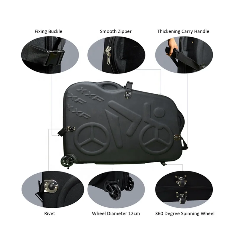 Hot Hard Transport Bike Case Bicycle Carrier Boxes Travel Bags