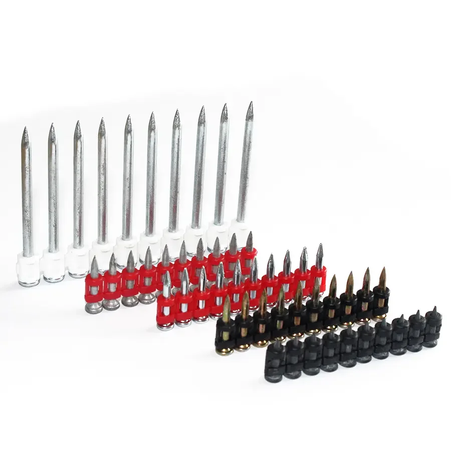 Mechanical galvanized concrete nails for Toua nailer 13-38mm HC6 drive pins for the concrete wall