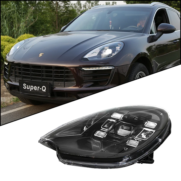 DEPO modified LED macan headlights for Porsche Macan 2014-2017 for original xenon light without AFS