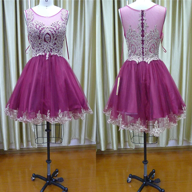 Wholesale A line luxury prom dress embroidery beaded tulle party homecoming dress