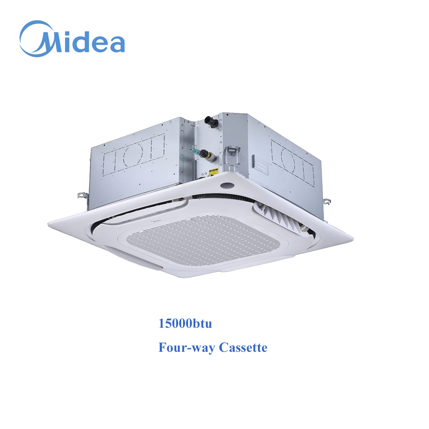 Midea commercial hvac system Individual Louver Control four way cassette 9kw 30.7kbtu central air conditioner for Residential