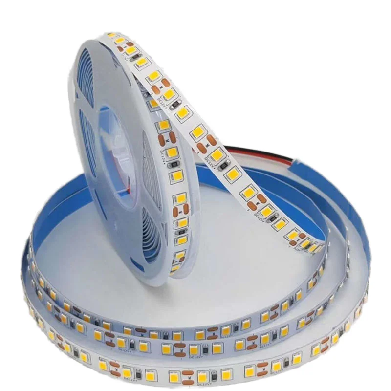 USB подключенный смарт-120 светодиоды/м световая лента для отелей 2700K-3000K RA80 один цвет SMD 2835 12V теплый белый 24V переключатель IP20 5 мм 8