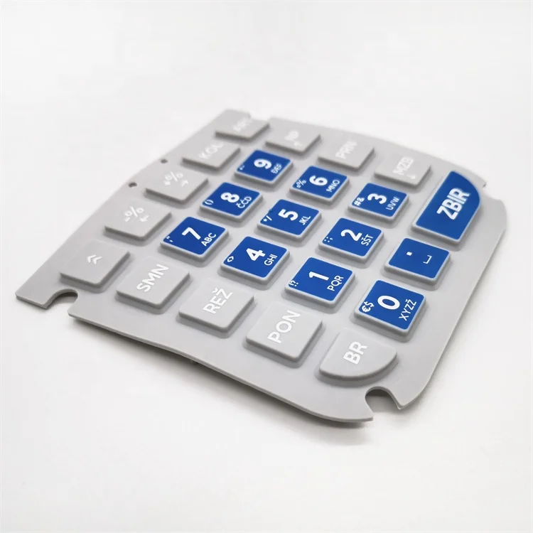 Push Button For Mold Making Silicone Rubber Keypad For Remote Controller Wireless Key Pad