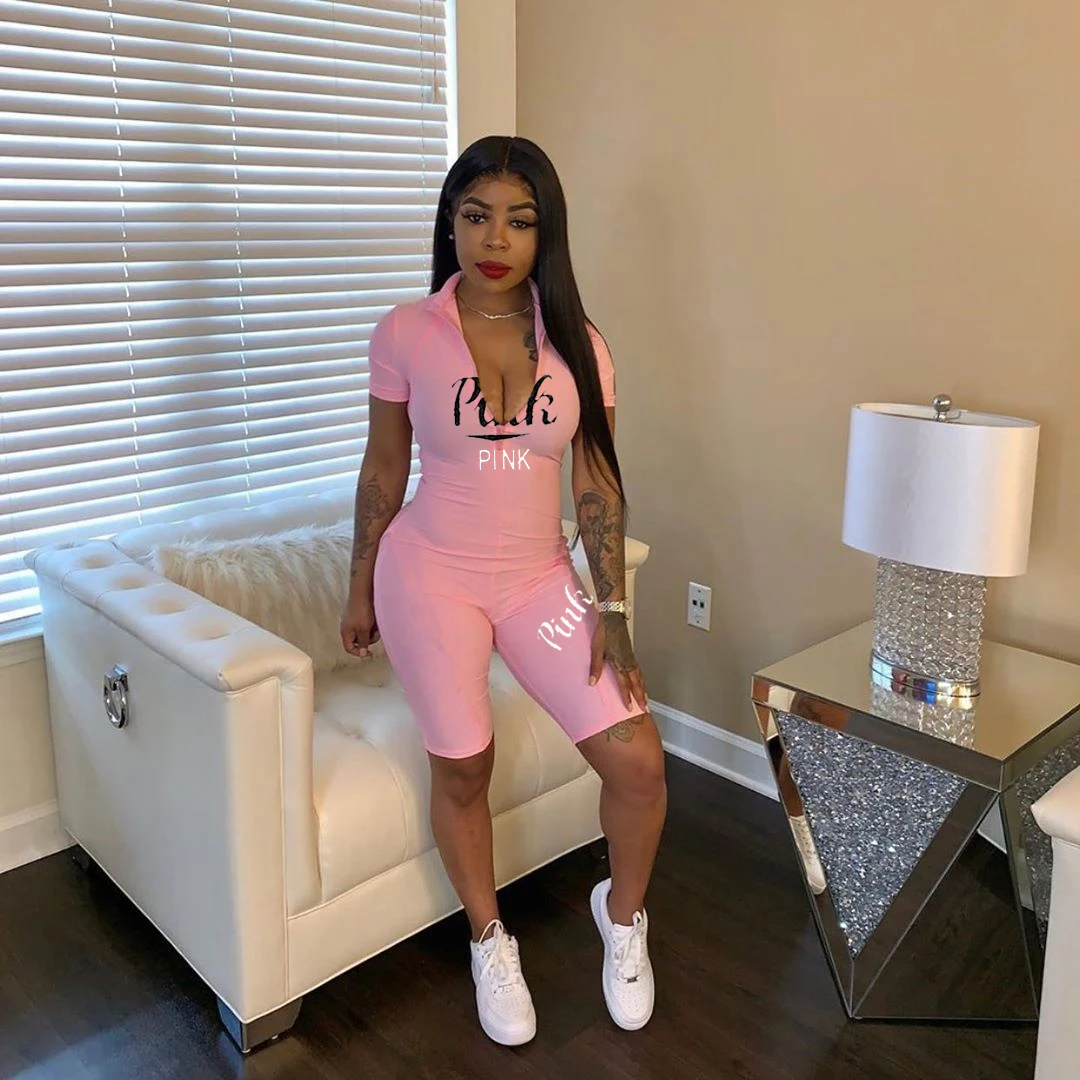 
DAN8811 Hot style printed casual sports jumpsuit is a hot seller in America and America in 2020 